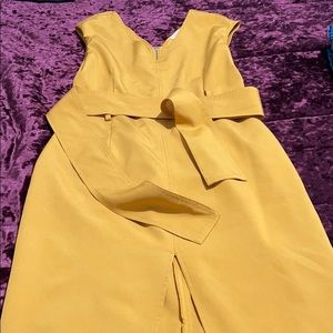 Mustard Midi Dress